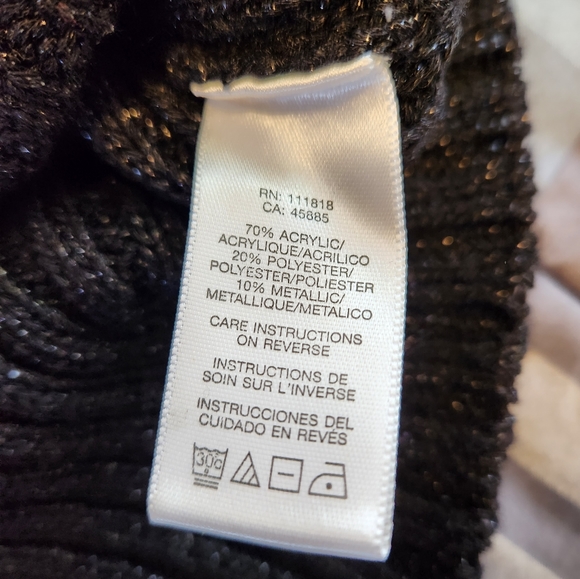 Michael Kors Black shimmer Sweater half sleeve knit - Picture 6 of 10